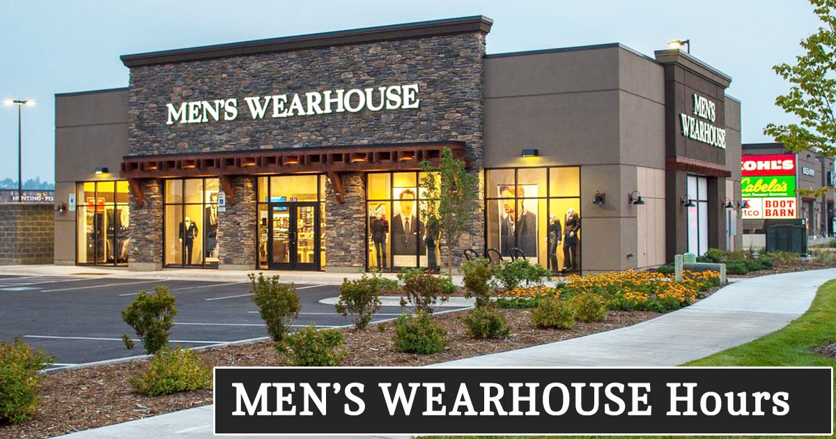 mens wearhouse hours