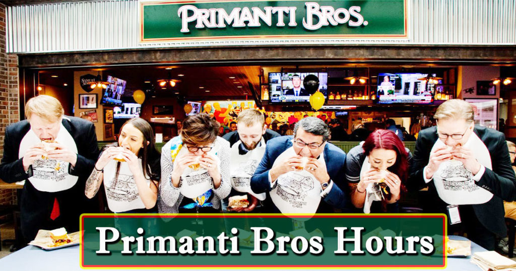 Primanti Bros Hours Today Holiday Hours, Half Price Happy Hour
