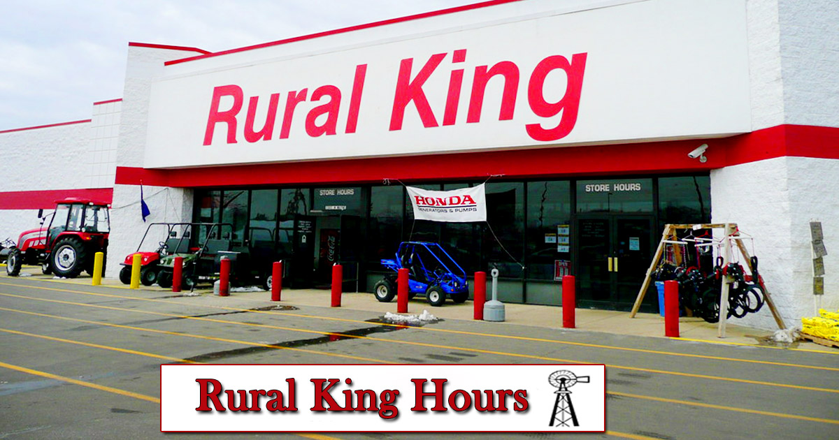 rural king hours