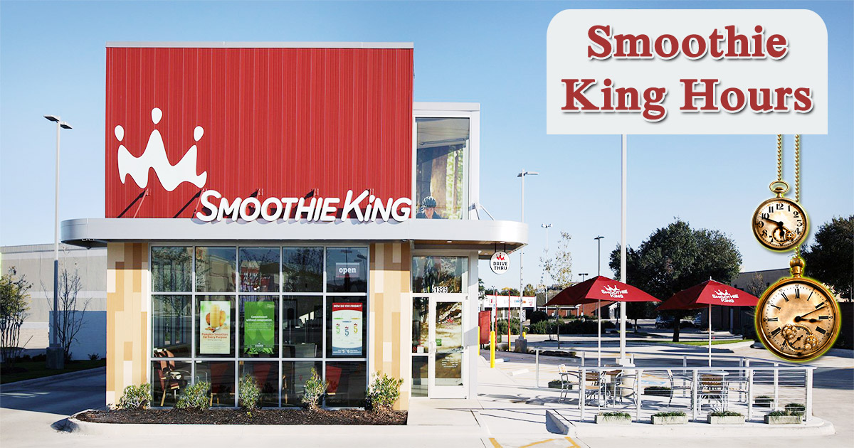 smoothie king hours