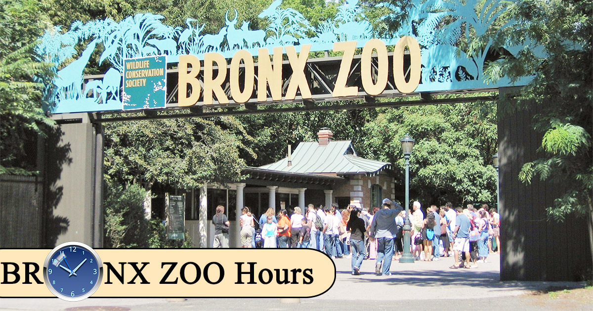 bronx zoo hours