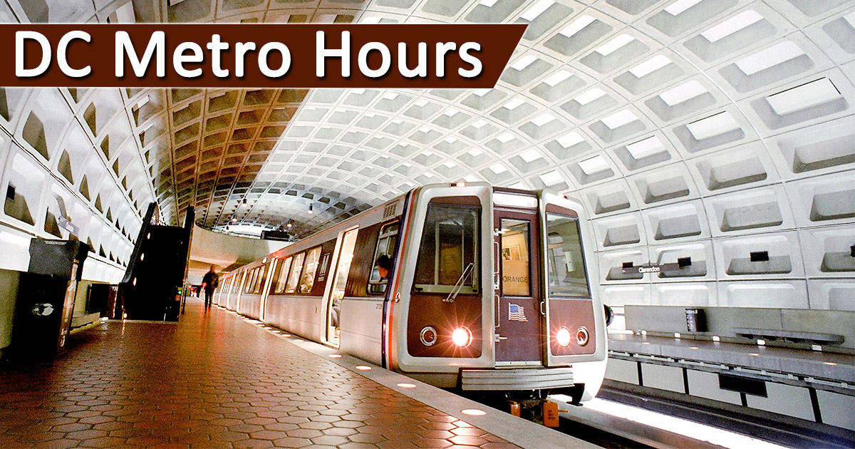 dc metro hours