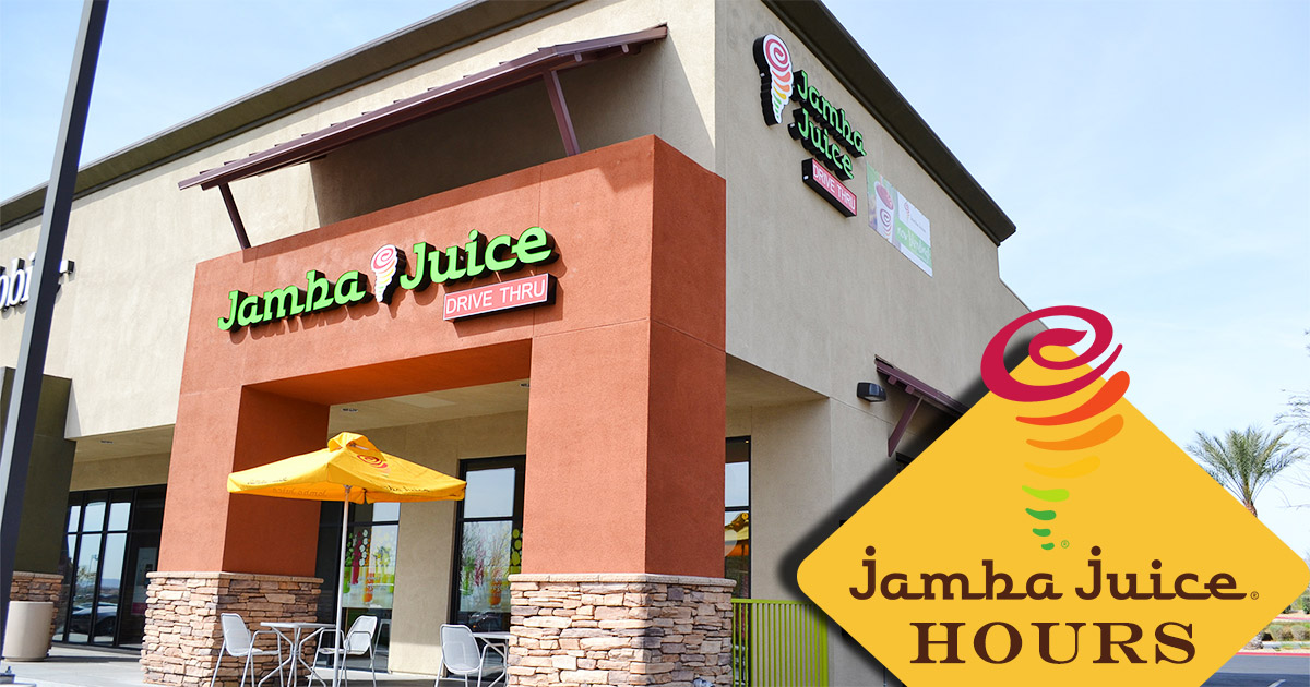 Jamba Juice Hours Of Operation Open Closed Holiday Hours Near Me