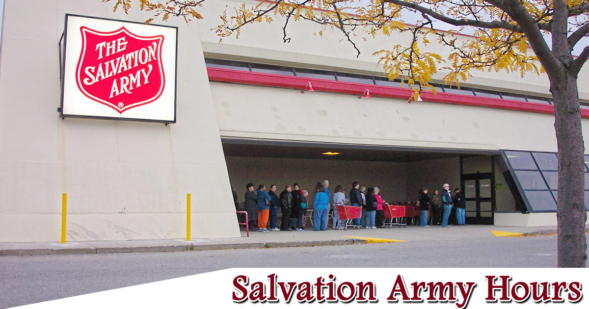 salvation army hours