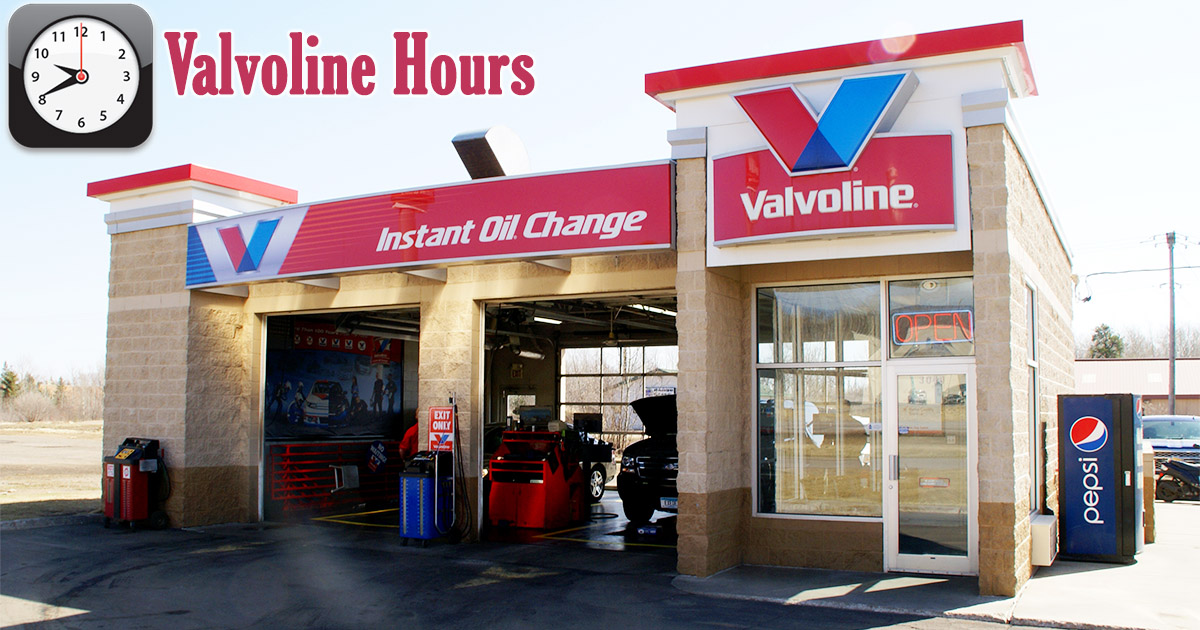 valvoline hours