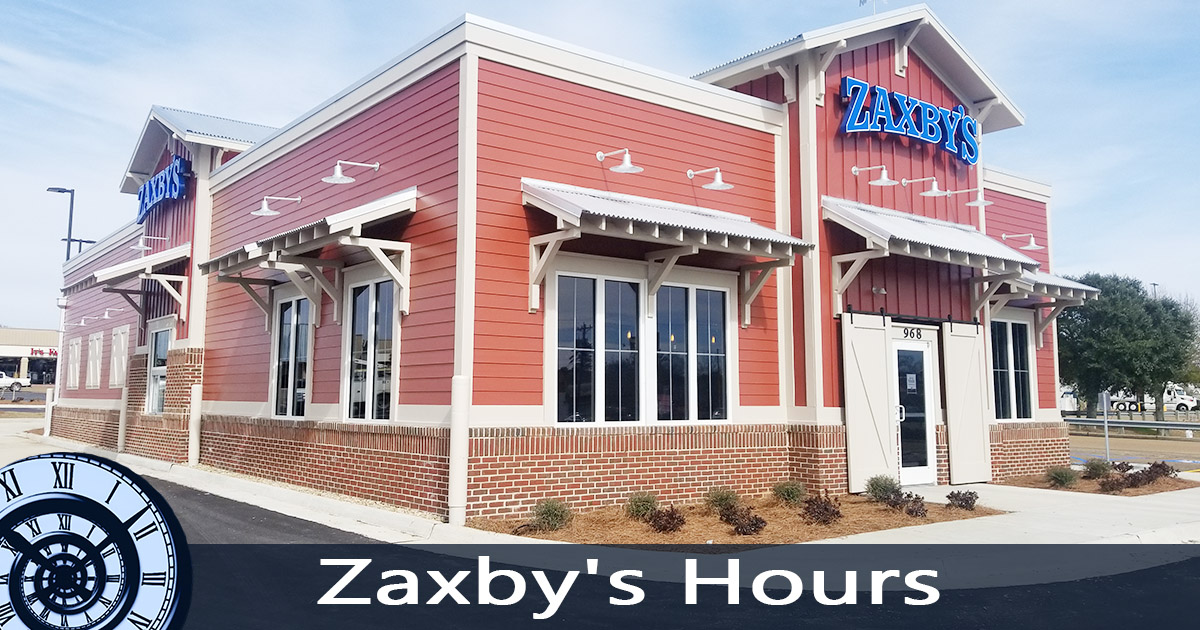 zaxbys hours