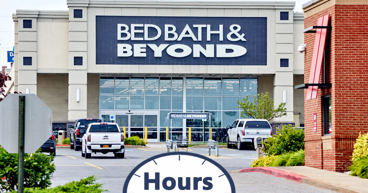 Bed Bath and Beyond Hours