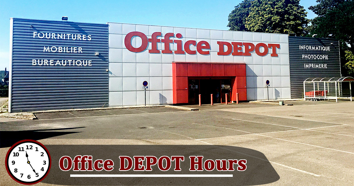 Office Depot Hours
