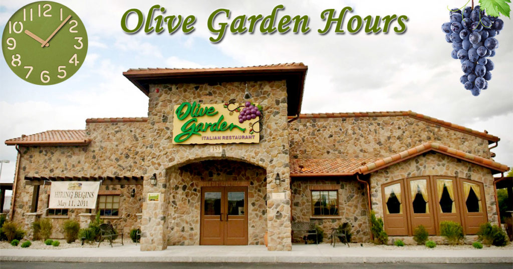 Olive Garden Hours of Working Lunch Specials Hours, Holidays List