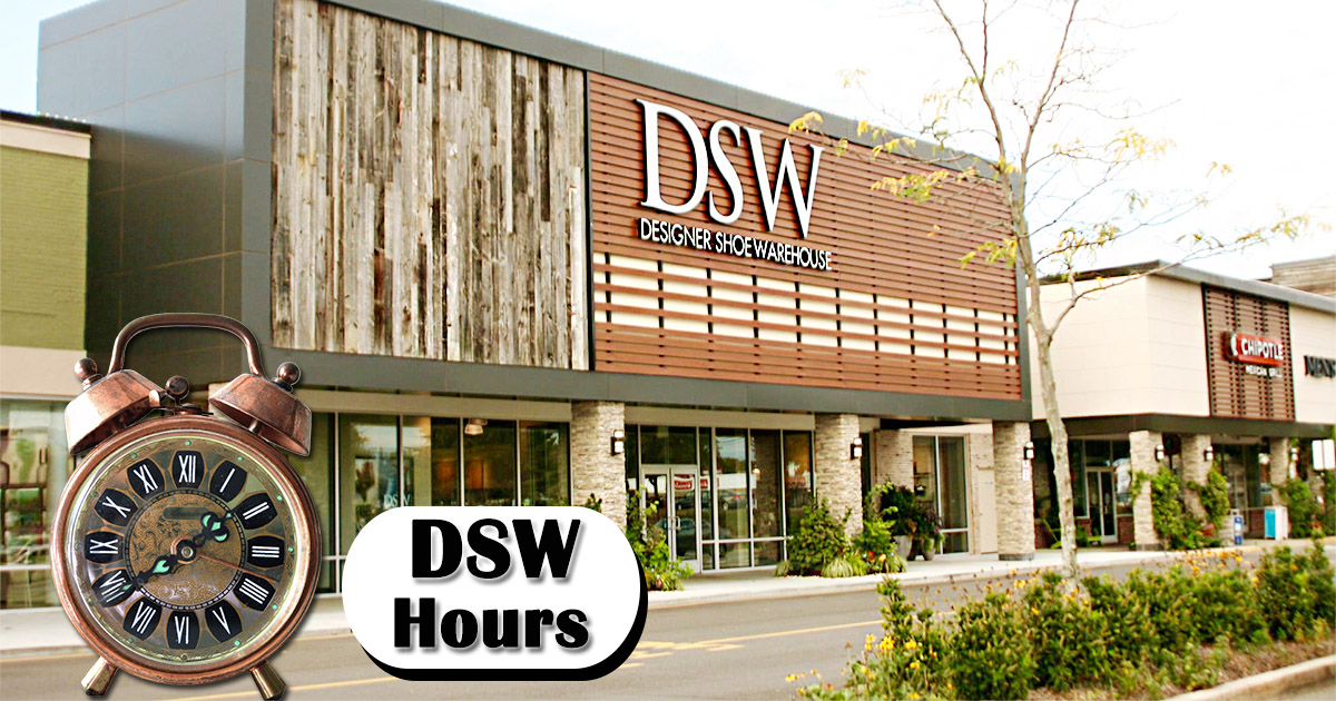 dsw hours near me