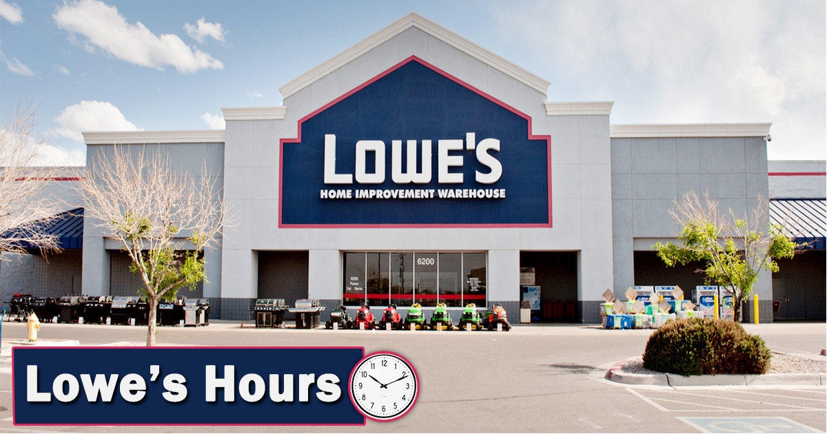 lowes hours image