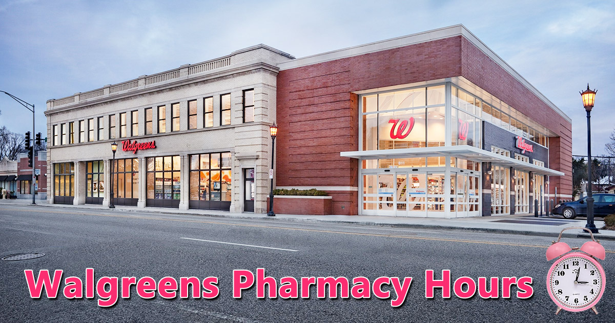walgreens pharmacy hours image